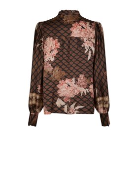 Neo Noir - Massima Botanical Border Blouse