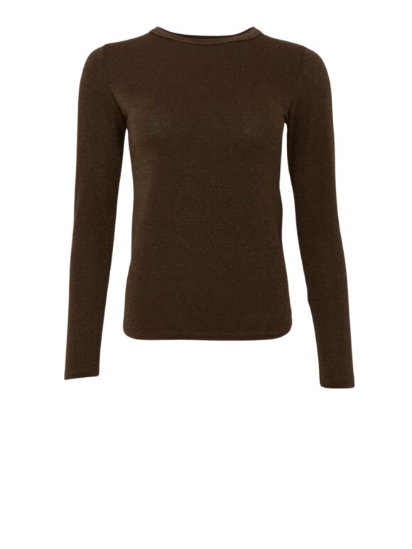 Black Colour - Faye Lurex Blouse Black Colour - Faye Lurex Blouse