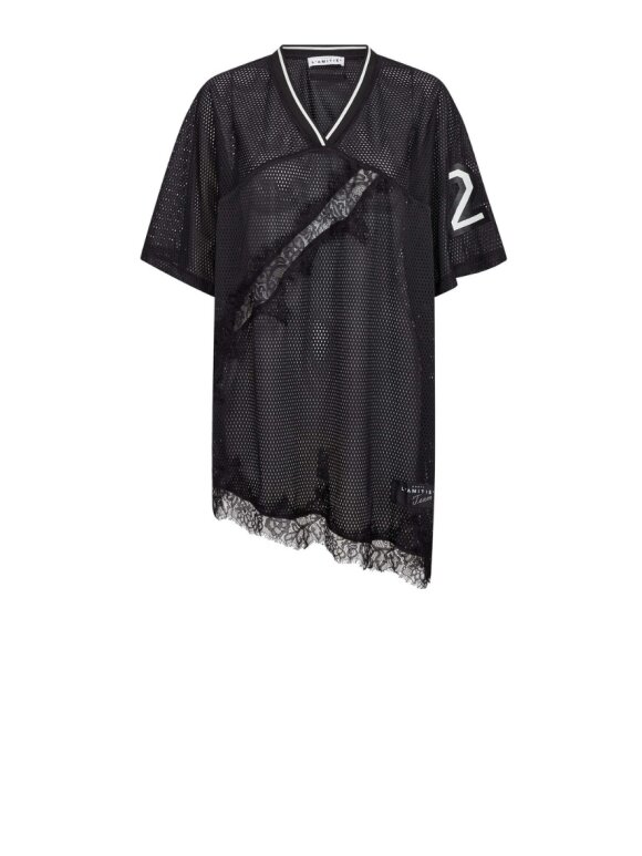 Haute L'amitié - Drift Asym Lace Tee - Lev. nov. Haute L'amitié - Drift Asym Lace Tee - Lev. nov.