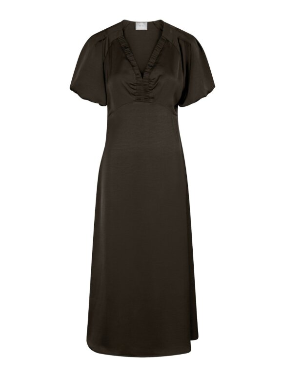 Neo Noir - Illana Heavy Sateen Dress