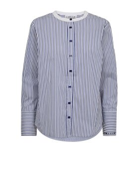 Haute L'amitié - Stripe Cuff Logo Shirt
