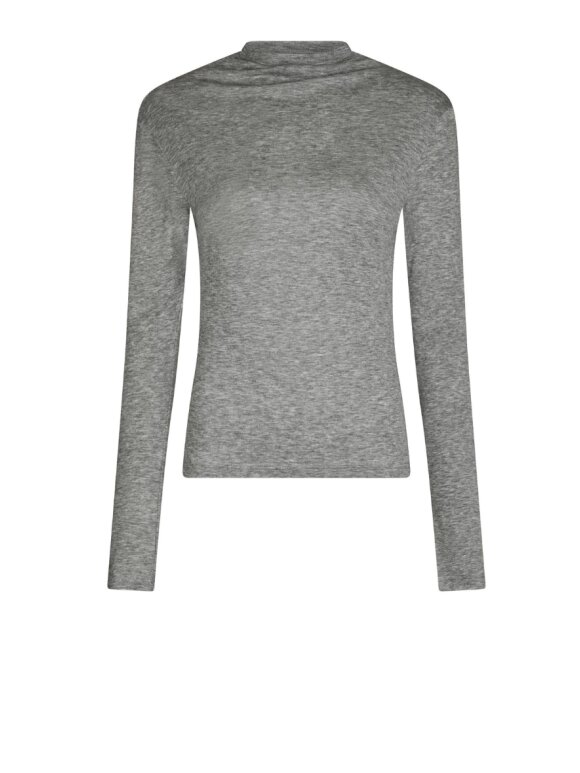 Neo Noir - Teddu Fine Rib Blouse Neo Noir - Teddu Fine Rib Blouse