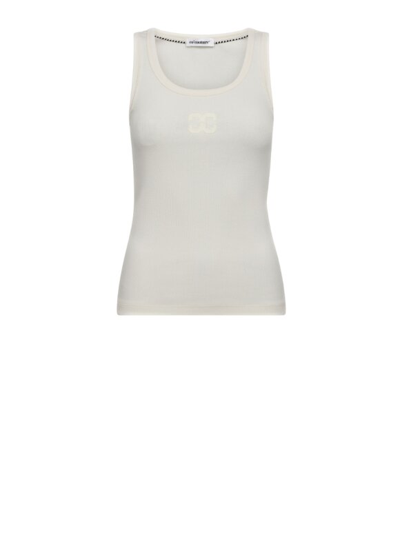 Co'Couture - GrannyCC Rib Solid Emb Tank Co'Couture - GrannyCC Rib Solid Emb Tank