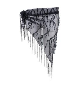 Black Colour - BCNita Triangle Sequin Scarf