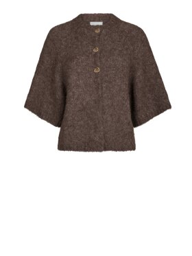 Neo Noir - Benuta Fluffy Knit Cardigan Neo Noir - Benuta Fluffy Knit Cardigan