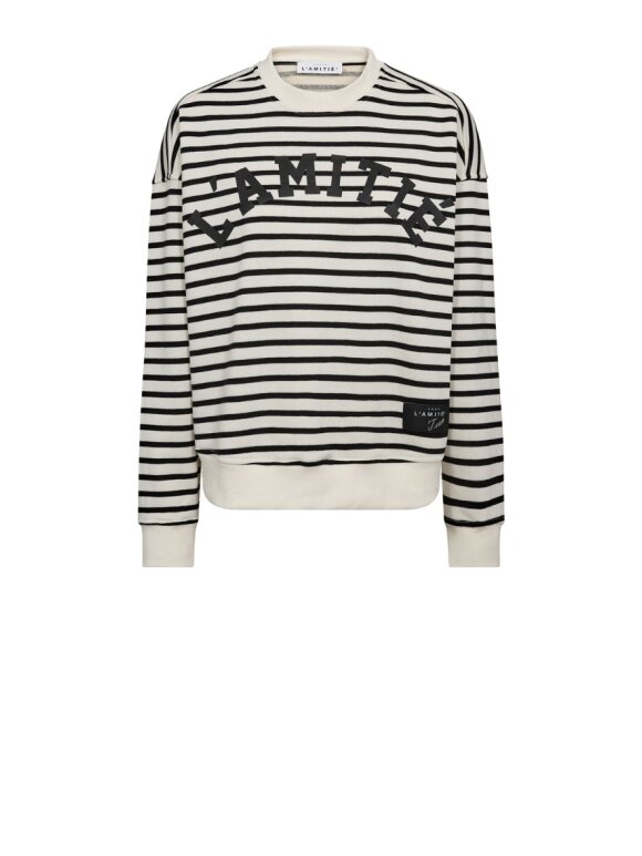 Haute L'amitié - Stripe Logo Sweat