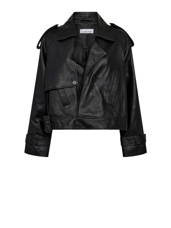 Haute L'amitié - Leather Trench Jacket