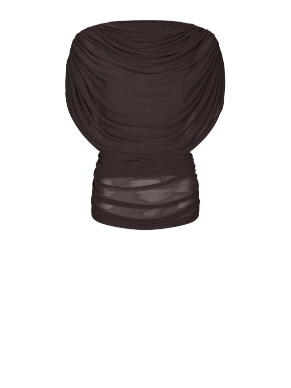 Neo Noir - Cottuna Drapy Mesh Top