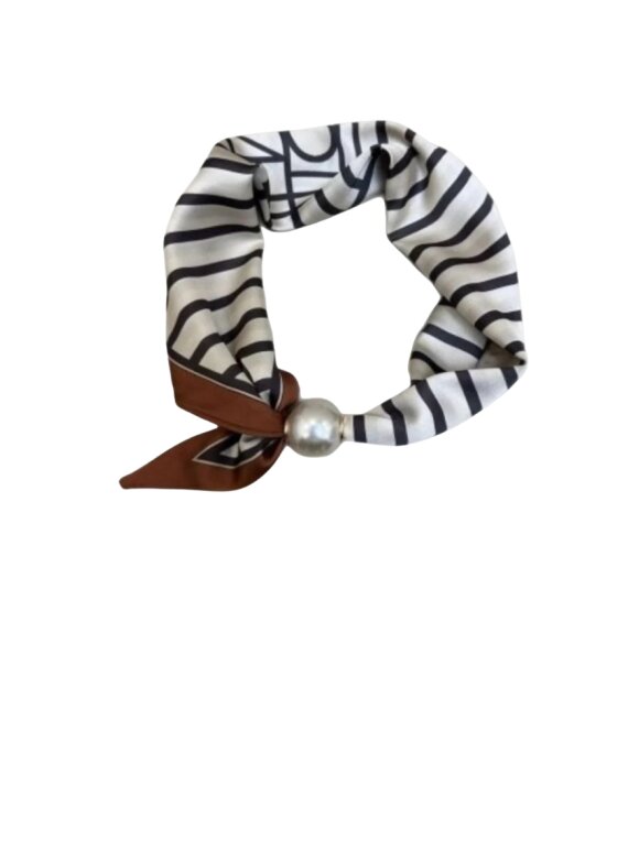 Tim & Simonsen - Chloe Scarf w/Megnetic Pearl