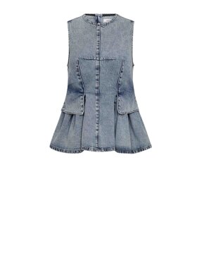 Co'Couture - PancyCC Denim Top - Lev. feb/mar. Co'Couture - PancyCC Denim Top - Lev. feb/mar.