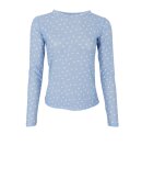 Black Colour - Annie Mesh Blouse