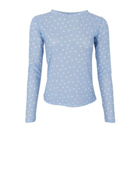 Black Colour - Annie Mesh Blouse