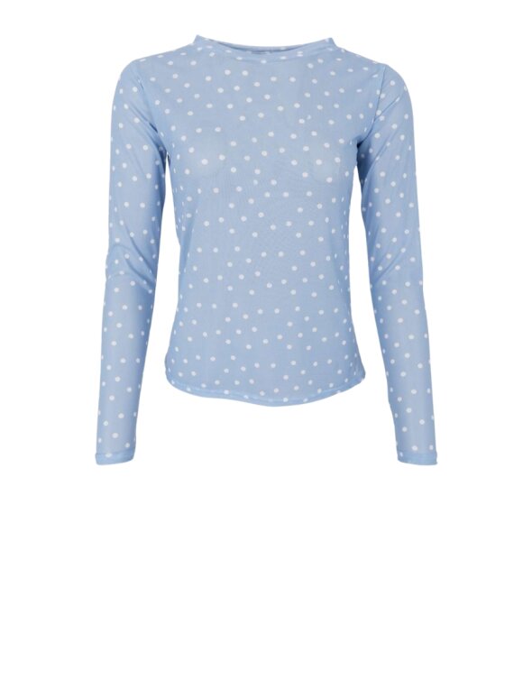 Black Colour - Annie Mesh Blouse