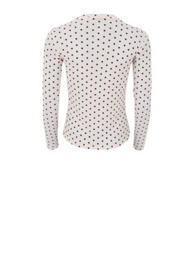 Black Colour - JENNIE DOTTED MESH BLOUSE - Lev. d. 12.1.26 