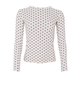 Black Colour - JENNIE DOTTED MESH BLOUSE - Lev. d. 12.1.26 