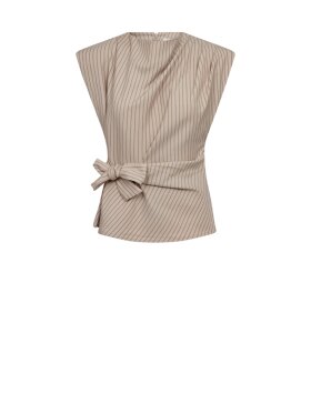 Co'Couture - SalvieCC Pleat Top - Lev. feb/mar.