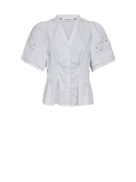 Co'Couture - PoppyCC Emb SS V-Shirt