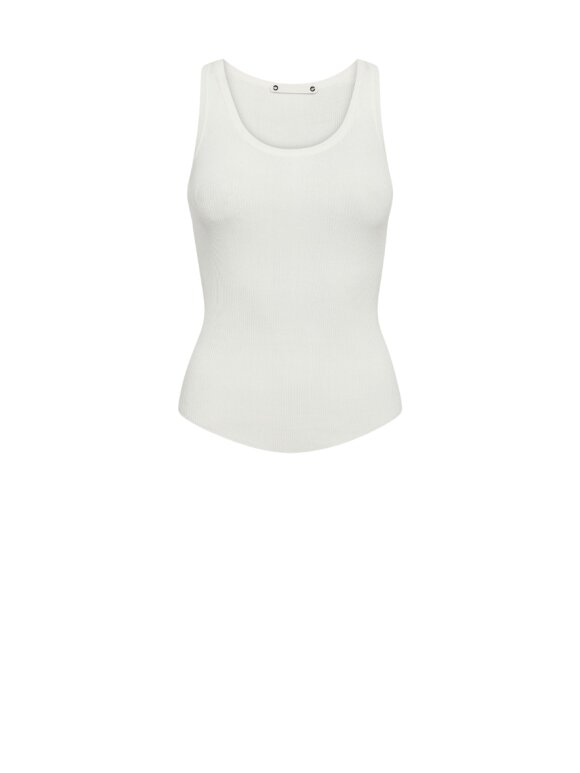 Co'Couture - ClaireCC Rib Tank Top - Lev. mar.