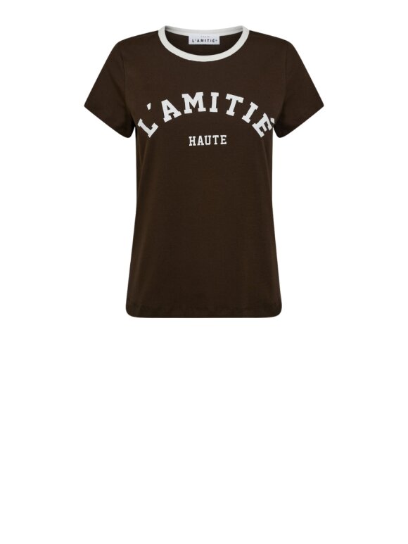 Haute L'amitié - Neckline logo Tee