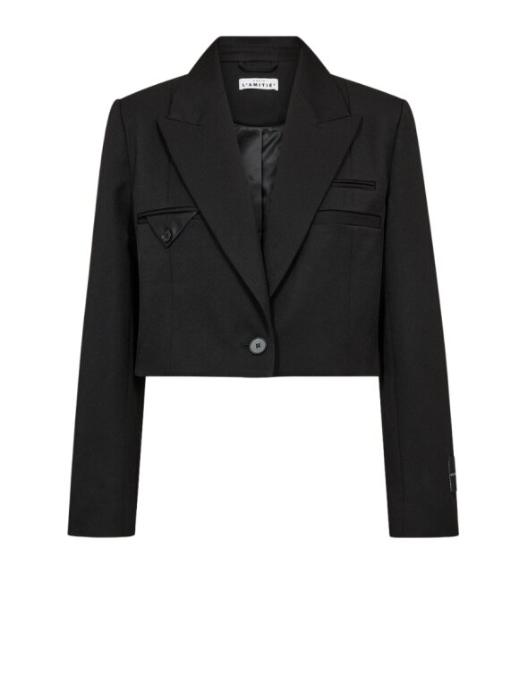 Haute L'amitié - Premiere Crop Strap Blazer Haute L'amitié - Premiere Crop Strap Blazer