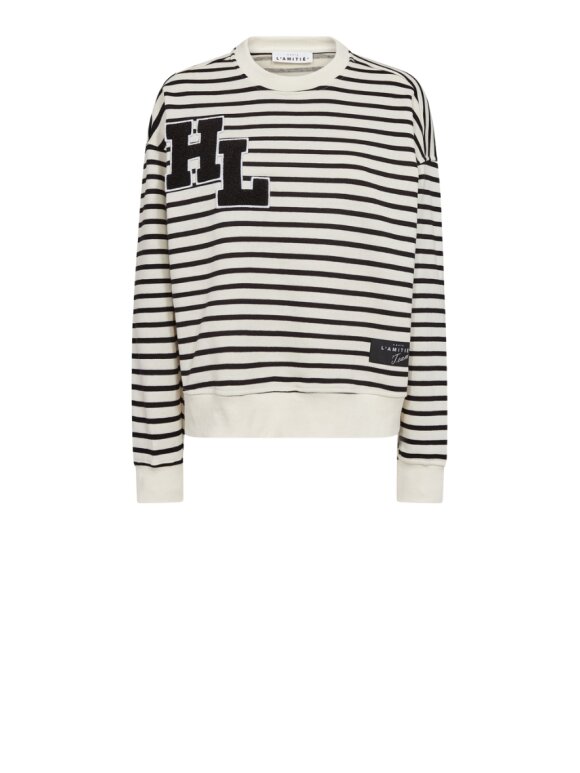 Haute L'amitié - Stripe Application Sweat Haute L'amitié - Stripe Application Sweat