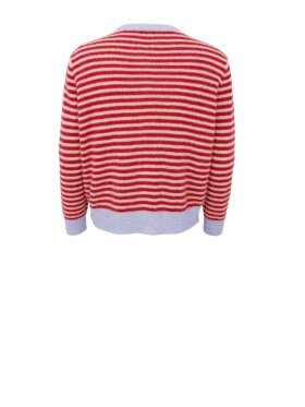 Black Colour - BCDell Striped Knit Cardigan