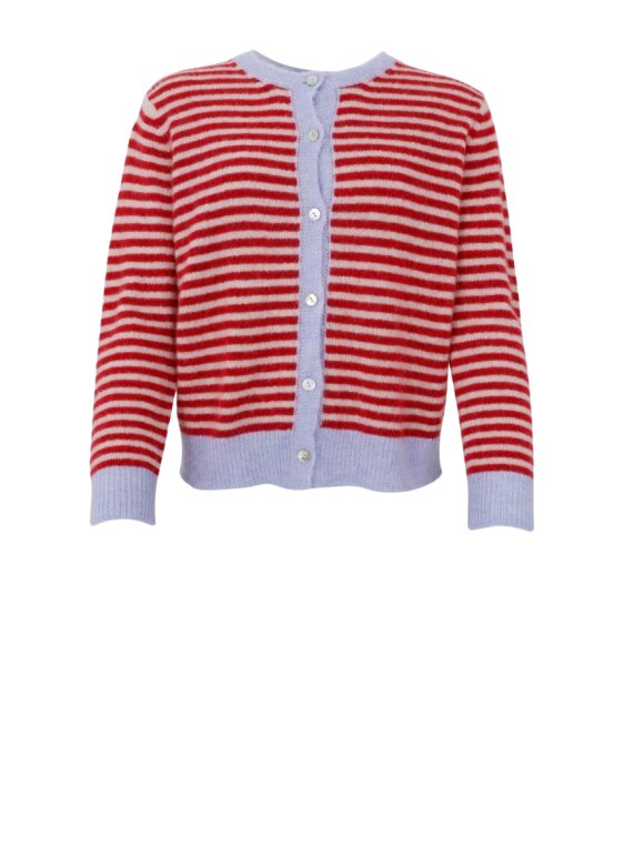 Black Colour - BCDell Striped Knit Cardigan