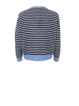 Black Colour - BCDell Striped Knit Cardigan