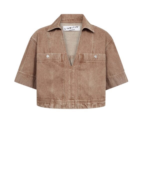 Haute L'amitié - Drew Denim Top