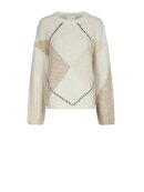 Neo Noir - Inga Check Fluff Knit Blouse