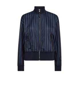 Haute L'amitié - Pin Stripe Zip Sweat