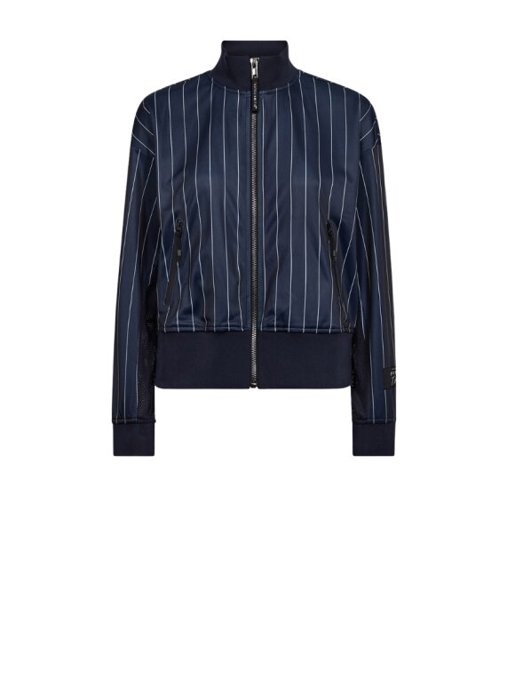 Haute L'amitié - Pin Stripe Zip Sweat