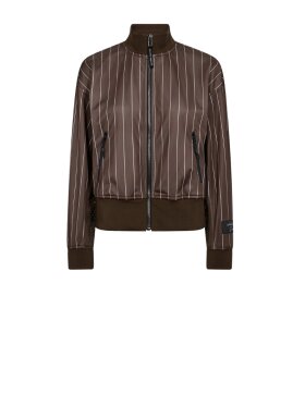 Haute L'amitié - Pin Stripe Zip Sweat