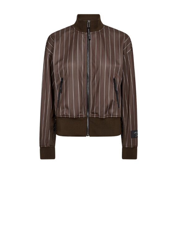 Haute L'amitié - Pin Stripe Zip Sweat