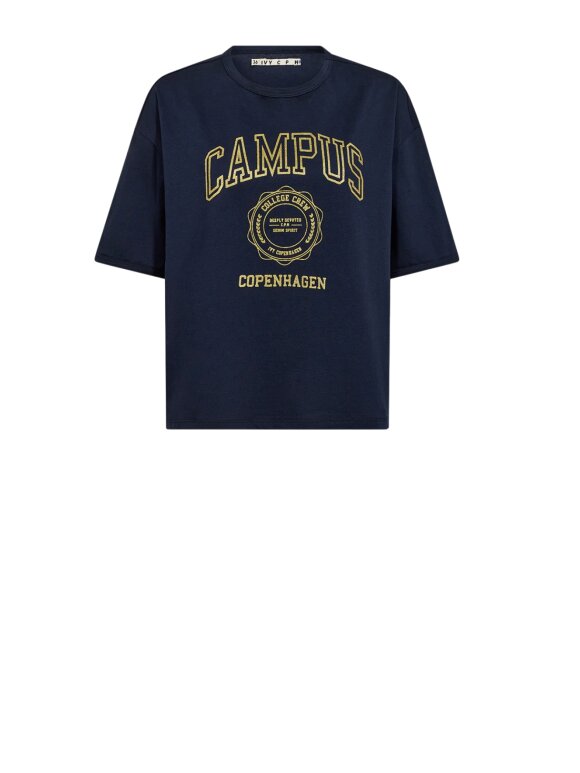 IVY COPENHAGEN - Ivy Campus Glitter Tee