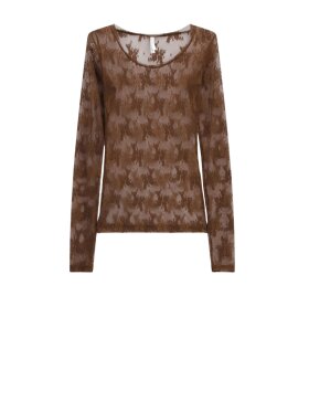 Imperial - TW91LMX Mesh Blouse