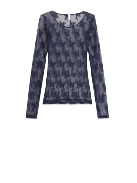 Imperial - TW91LMX Mesh Blouse