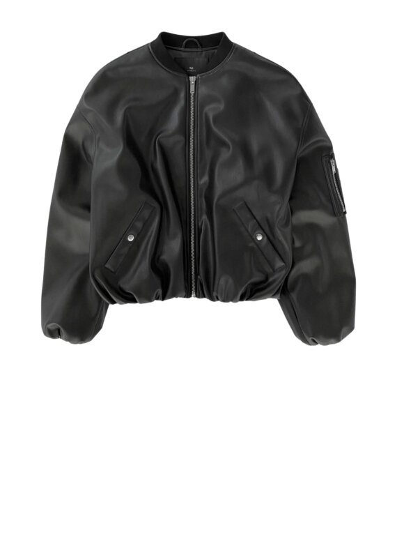 WithBlack - WBLTracy Vegan Leather Bomber WithBlack - WBLTracy Vegan Leather Bomber
