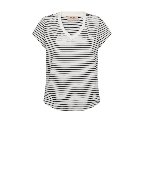Mos Mosh - MMKala V-SS Stripe Tee Mos Mosh - MMKala V-SS Stripe Tee