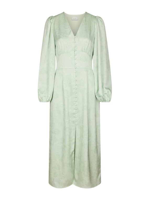 Neo Noir - Alto Pattern Sateen Dress Neo Noir - Alto Pattern Sateen Dress