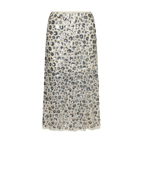Neo Noir - Gilla Flower Sequins Skirt Neo Noir - Gilla Flower Sequins Skirt