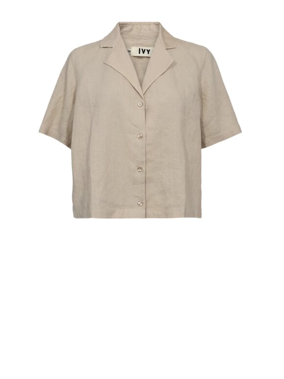 IVY COPENHAGEN - Ivy Karmey SS Linen Shirt