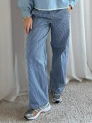 Amaze Cph - Molly Barrel Stripe Pant - Lev. mar.