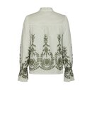 Neo Noir - Amara Stripe Emb Blouse