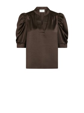 Neo Noir - Roella Heavy Sateen Blouse
