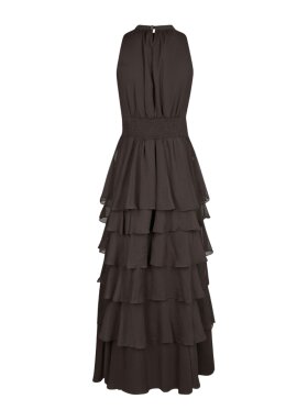 Neo Noir - Marli Solid Chiffon Dress