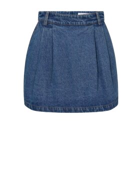 Haute L'amitié - Denim Pleat Skirt - Lev slut Maj