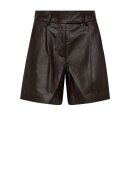 Co'Couture - PhoebeCC Leather Pleat Shorts