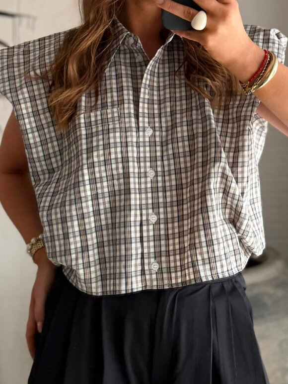 Haute L'amitié - Dinnie NS Mini Check Shirt - Lev. apr.