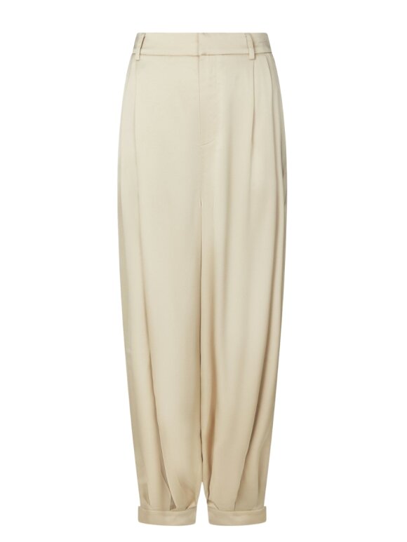 Neo Noir - Fayla Drapy Satin Balloon Pants